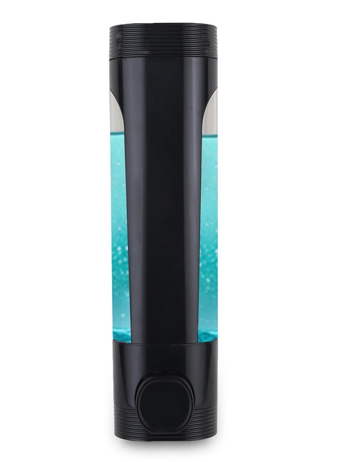 BATH GURU ABS Wall-Mounted Premium Liquid Soap Dispenser for Bathroom Wash Basin Kitchen Sink, Commercial Grade, Suitable for Home, Office, Hospital, Hotel, Restaurant, 400 Ml (Black) - Image 1